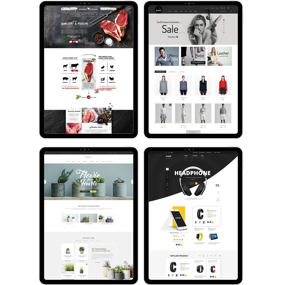 Voorbeeld van een door ons ontwikkelde website.